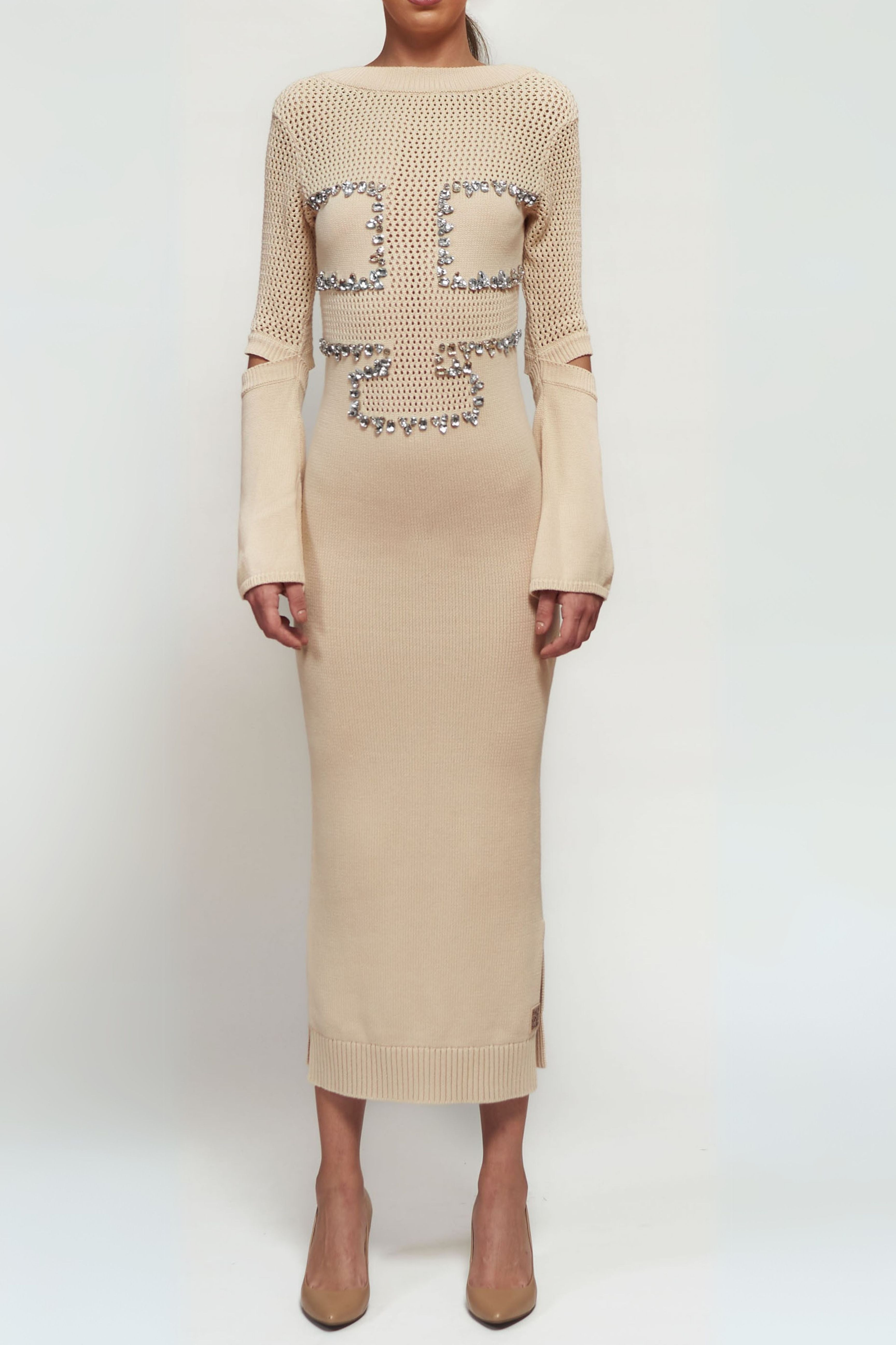 Elara Hand Embroidered Dress